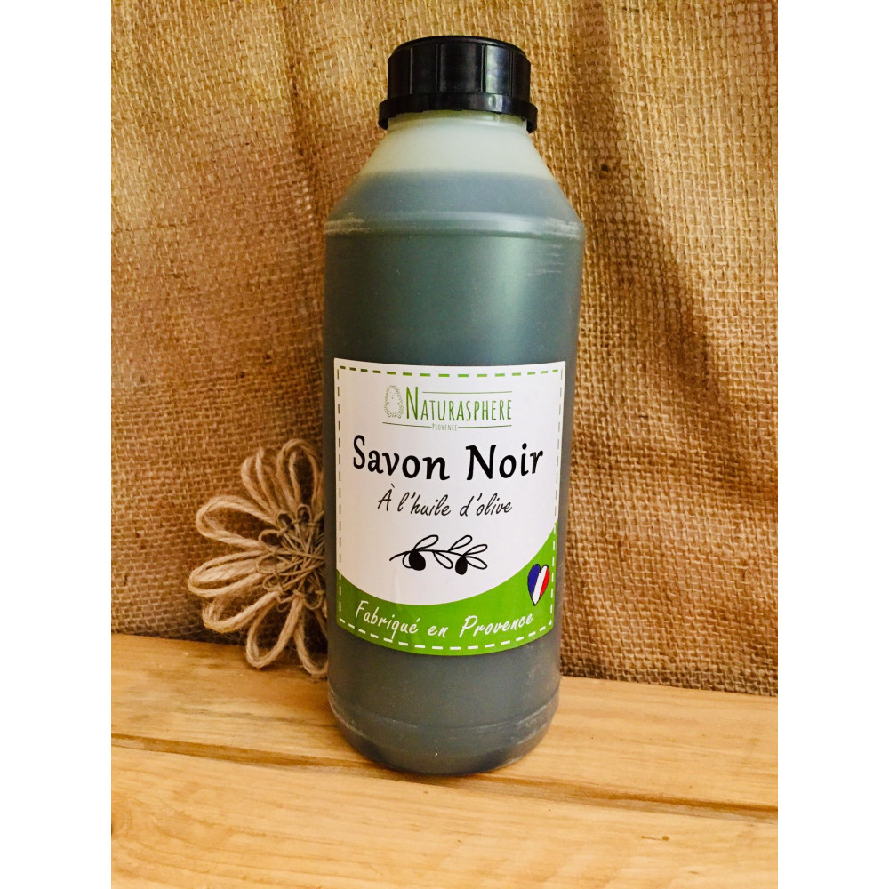 Savon noir liquide à l'huile d'olive 1 litre