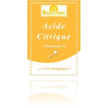 Acide citrique biologique écologique en poudre - 1kg